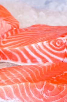 Fish fillets and steaks